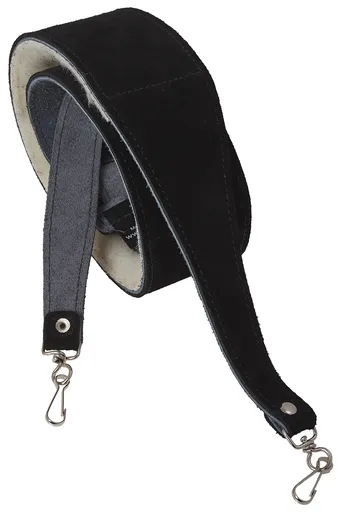 Perri's Leathers 6695 Banjo Strap Premium Suede Black