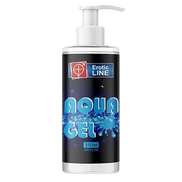 EROTIC LINE LUBRIKAČNÍ AQUA GEL BLACK 150ML (302)