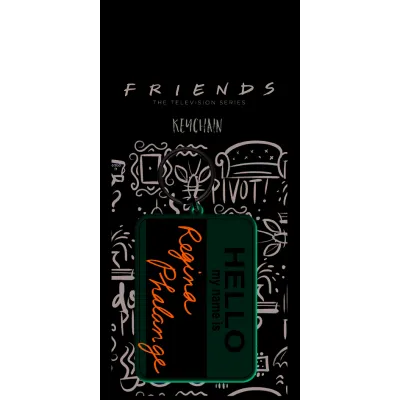 Klíčenka gumová Přátelé (Regina)