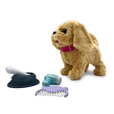 Mazlíci hrací set - pejsek Alík béžový