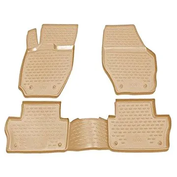 Novline koberce do auta Volvo XC60 2008-2017 (béžové) (4610031107850)