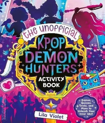 Unofficial K-Pop Demon Hunters Activity Book - Violet Lila
