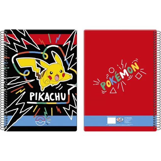 Pokémon A4 blok kroužkový - Colourful edice