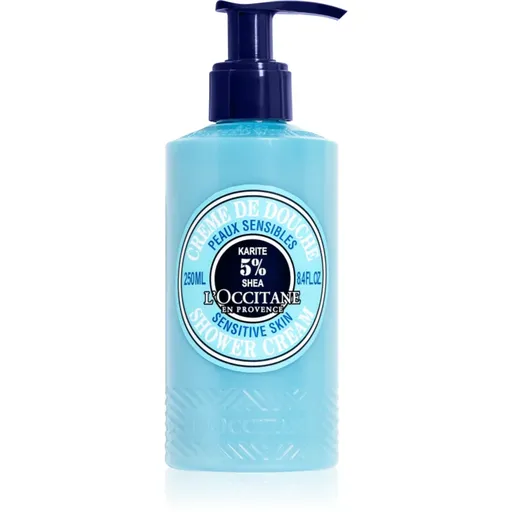 L’Occitane Shea Butter Ultra Rich Shower Cream krémový sprchový gel pro citlivou pokožku 250 ml