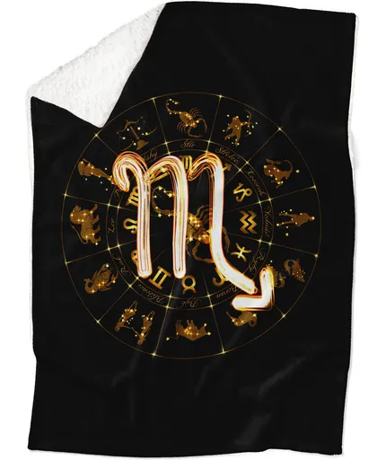 Deka Symbol znamení Štír (23.10. - 22.11.) (Podšití beránkem: ANO)