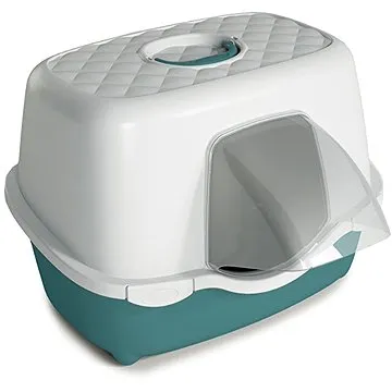 Stefanplast chic indoor 56×39×39cm bílá/tmavě zelená (99201)