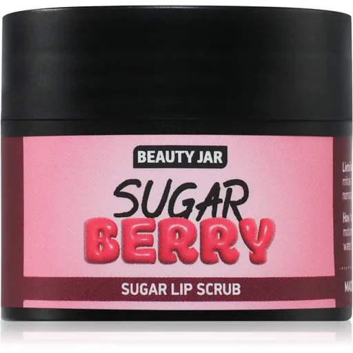 Beauty Jar Berry Sugar peeling na rty s kakaovým máslem a vitamínem E 15 ml