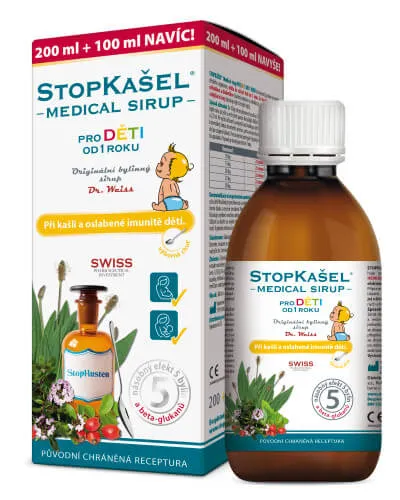 Simply You StopKašel Medical sirup od 1 roku 200 ml + 100 ml ZDARMA