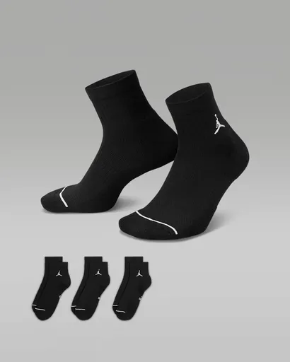 Jordan Everyday Ankle Socks (3 Pairs) S