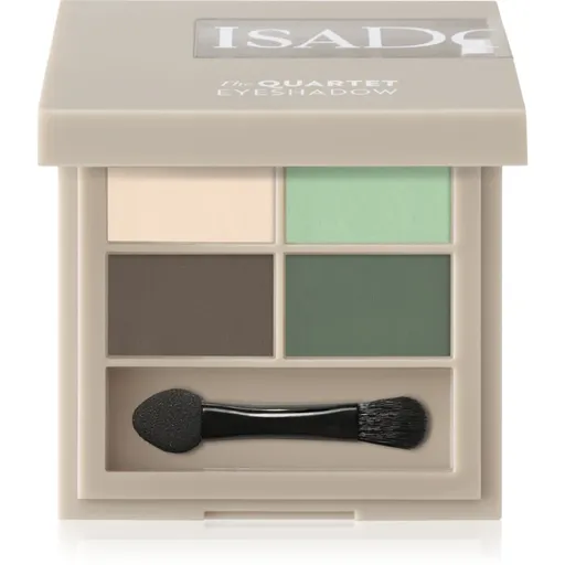 IsaDora The Eyeshadow Quartet paletka očních stínů odstín 02 Neo Mint 3.5 g