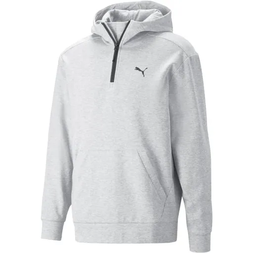 Puma RAD/CAL HALF-ZIP DK HOODIE Pánská mikina, šedá, velikost XXL