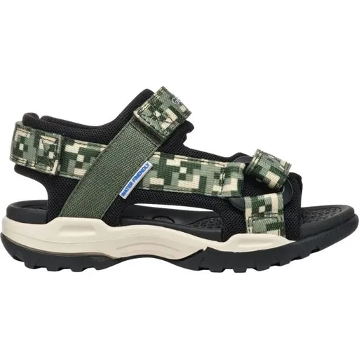 Geox J BOREALIS B. E Chlapecké sandály, zelená, velikost