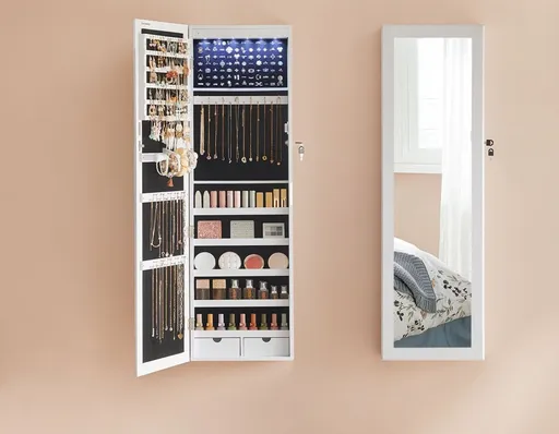 Šperkovnice se zrcadlem