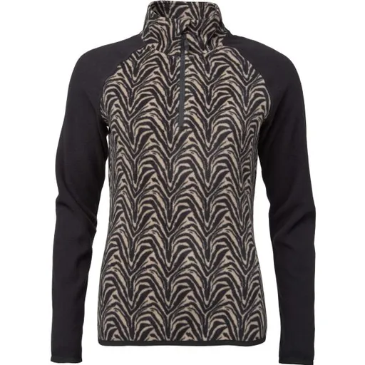 Willard SAHILA Dámská fleecová mikina, černá, velikost XXL