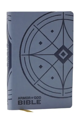 NKJV Armor of God Bible, Blue/Gray Leathersoft (Childrenâ€™s Bible, Red Letter, Comfort Print, Holy Bible): New King James Version - Thomas Nelson
