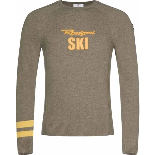 Rossignol SIGNATURE Pánský svetr, hnědá, velikost XXL