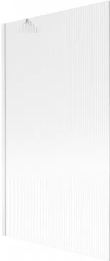 MEXEN/S Next vanová zástěna FIX 100 x 150, proužky, bílá 895-100-000-00-09-20