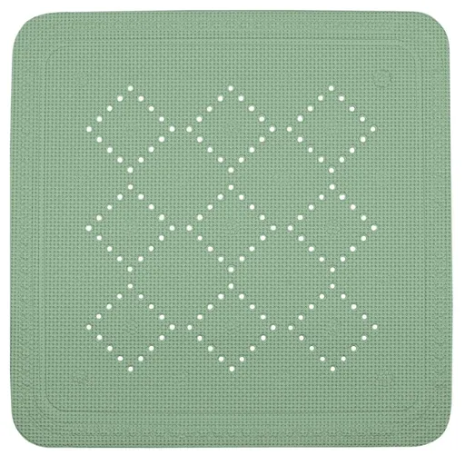 Spirella Protiskluzová podložka do sprchy ALASKA, zelená, 55 x 55 cm