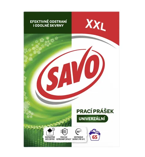 Savo Univerzal Prací prášek 4,55 kg 65 dávek