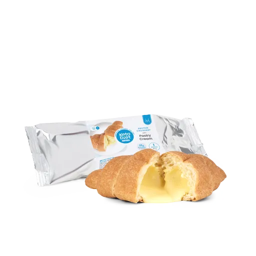 KetoDiet Proteinový croissant s pudinkovou náplní (1 ks - 1 porce)