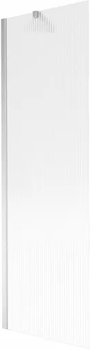 MEXEN/S Next vanová zástěna FIX 60 x 150, proužky, chrom 895-060-000-00-09-01