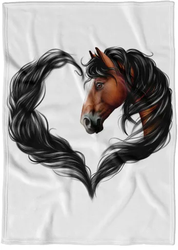 Deka Horse heart brown (Podšití beránkem: NE)