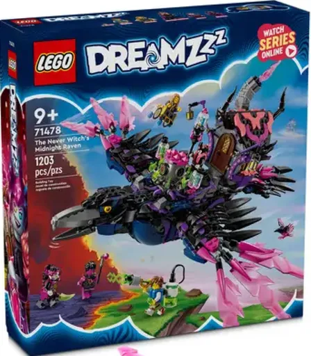 Nikdyčarodějnice a její Půlnoční krkavec - LEGO® DREAMZzz™ (71478)