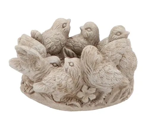 Krémový kovový kroucený svícen na úzkou svíčku Estelle L - Ø 10,5*27 cm Strömshaga