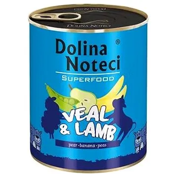 Dolina Noteci Superfood telecí a jehněčí maso 80% masa 800g (5902921303657)