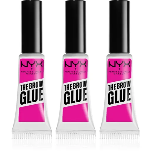 NYX Professional Makeup The Brow Glue gel na obočí 3x5 g