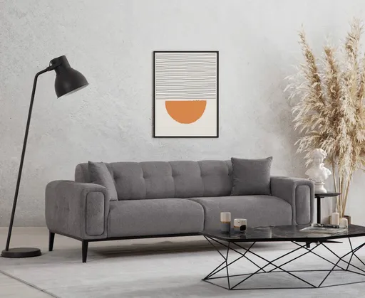 Trojmístná rozkládací pohovka Athena 3 Seater - Light Grey