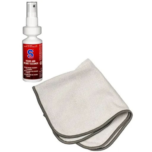 Čistič hledí S100 Visor a Helmet Cleaner 100 ml s mikrovláknovou utěrkou