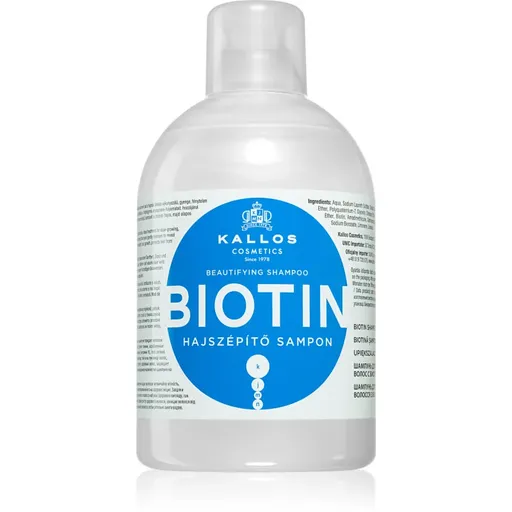 Kallos KJMN Professional Biotin šampon pro tenké, slabé a lámavé vlasy 1000 ml