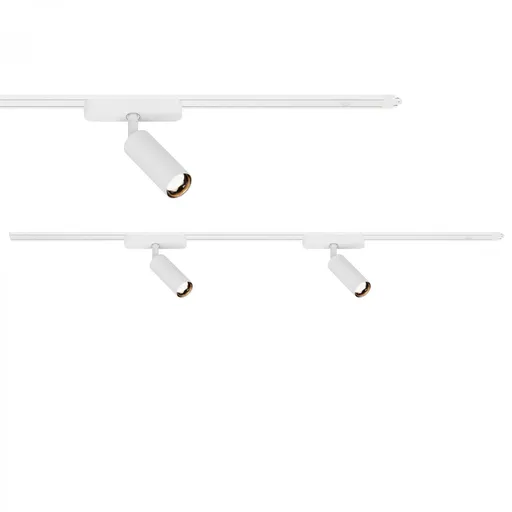 BRILONER Luxtrail lištový systém, prodlužovací sada, 2x LED spoty, bílá 8026026
