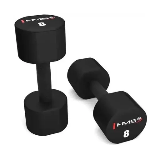 HMS HPT08 Jednoruční činky, černá, velikost