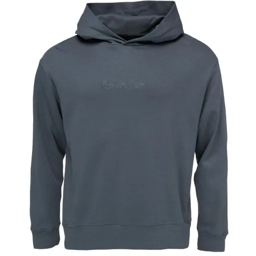 Calvin Klein L/S HOODIE Pánská mikina, tmavě modrá, velikost