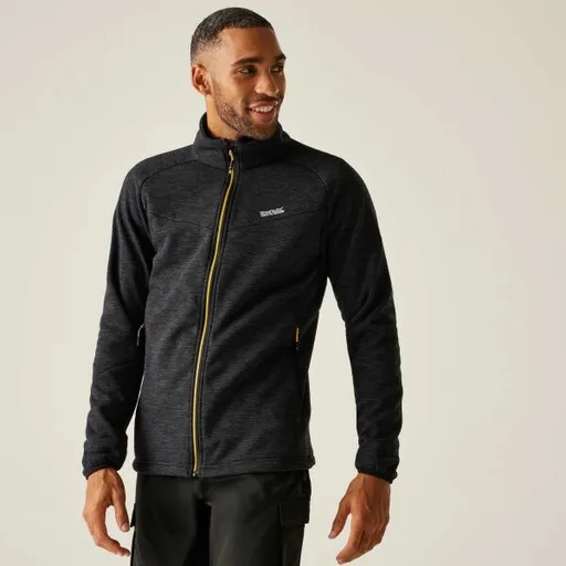 REGATTA OUTDOORS RIVAKE Pánská mikina, černá, velikost