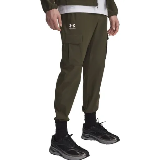 Under Armour VIBE WOVEN CARGO Pánské kalhoty, khaki, velikost L