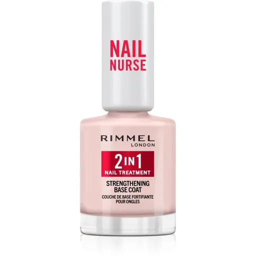 Rimmel Nail Nurse 2-in-1 podkladový lak na nehty se zpevňujícím účinkem 12 ml