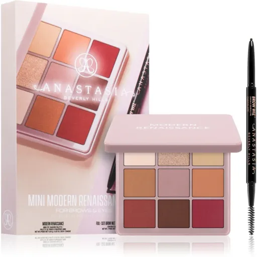 Anastasia Beverly Hills Mini Modern Renaissance Set dárková sada na oči a obočí odstín Medium Brown Pencil