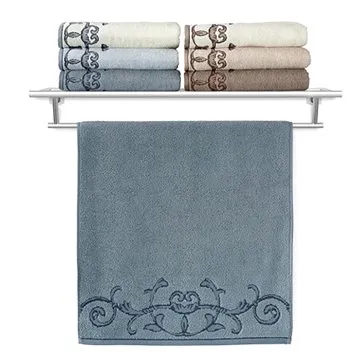 Veba Osuška Terry Barocco 034/09 modrošedá 70×140 cm (040001-0001OBAROF)