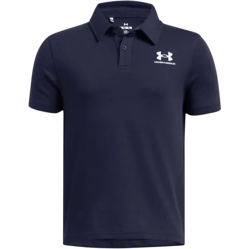 Under Armour ICON POLO Chlapecké triko, tmavě modrá, velikost L