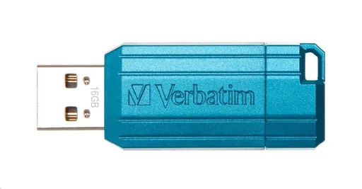 Verbatim 49068 Flash Disk Hi-Speed Store 'n' Go, 16GB, Pinstripe, USB 2.0, Caribbean modrý