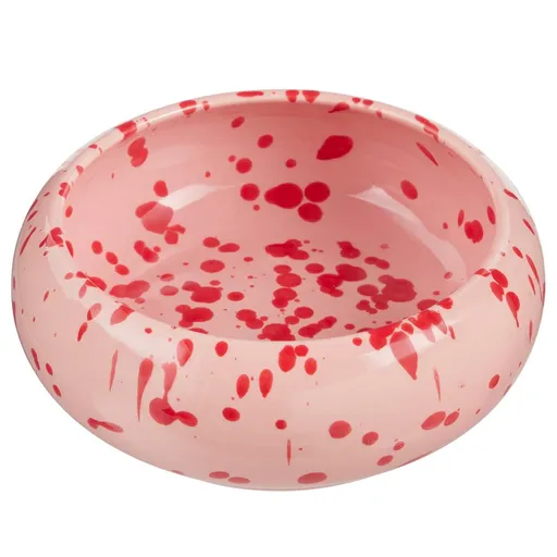 BOOGY SPLASH Miska 16 cm - červená/růžová
