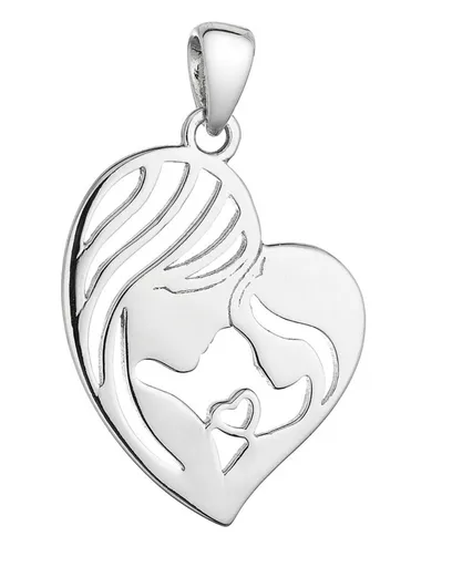 Evolution Group - Pavona Něžný stříbrný přívěsek Madona 64002