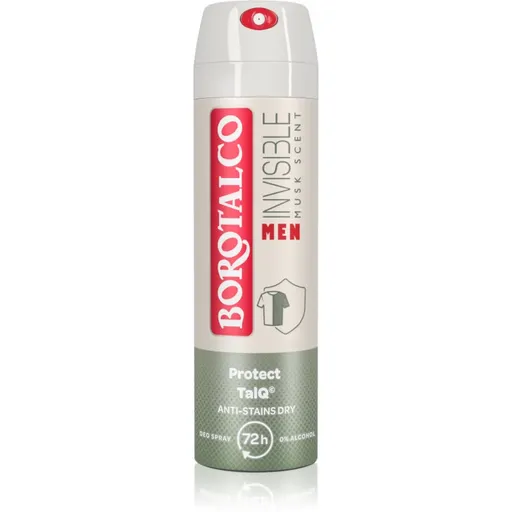 Borotalco MEN Invisible deodorant ve spreji 72h vůně Musk 150 ml