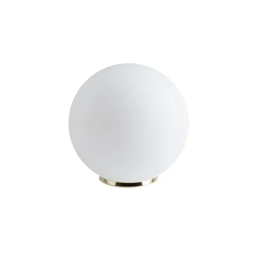 OSMONT BIA50541 BIANCA 3 stolní skleněná lampa mosaz leštěná / bílá IP40 60W E27