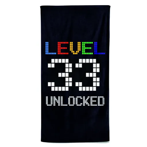 Osuška Level Unlocked (věk: 33, Velikost osušky: 100x170cm)