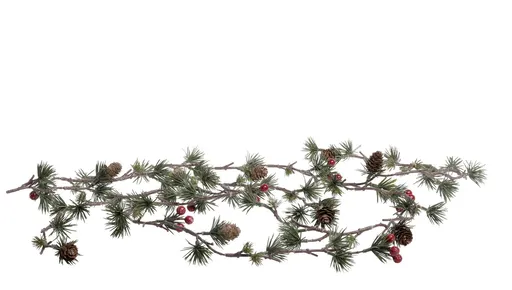 Vánoční cedrová girlanda se šiškami a bobulemi Cedar Garland - 160 cm Chic Antique