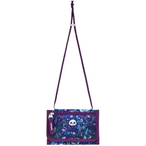 BAAGL JUNGLE PANDA Peněženka na krk, fialová, velikost